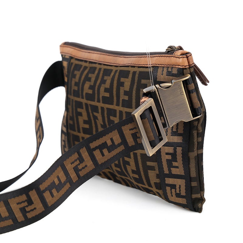 フェンディ ボディバッグ ズッカ柄 キャンバス 7VA187 FENDI