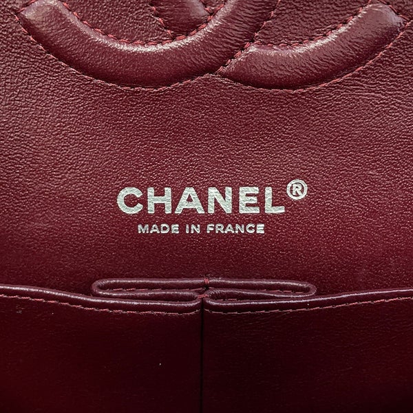 シャネル チェーンショルダーバッグ マトラッセ25 ココマーク キャビアスキン ダブルチェーン A01112 CHANEL 黒