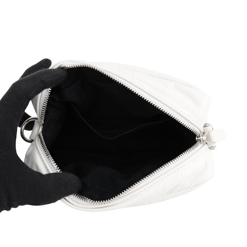 バレンシアガ チェーンショルダーバッグ モナコ カメラバッグ XS 806459 BALENCIAGA バッグ 白