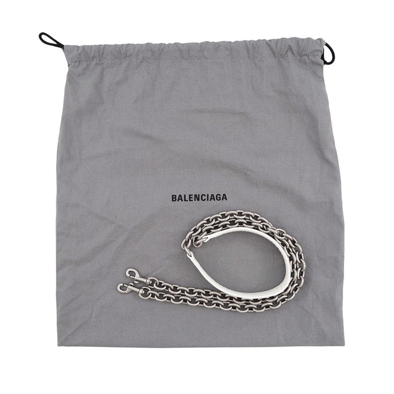 バレンシアガ チェーンショルダーバッグ モナコ カメラバッグ XS 806459 BALENCIAGA バッグ 白
