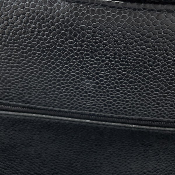 シャネル チェーンショルダーバッグ マトラッセ25 ココマーク キャビアスキン ダブルチェーン A01112 CHANEL 黒