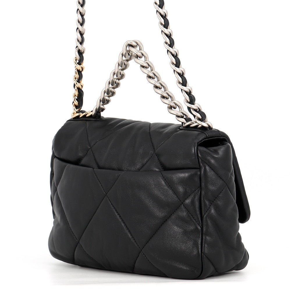 シャネル チェーンショルダーバッグ CHANEL19 フラップバッグ ココ