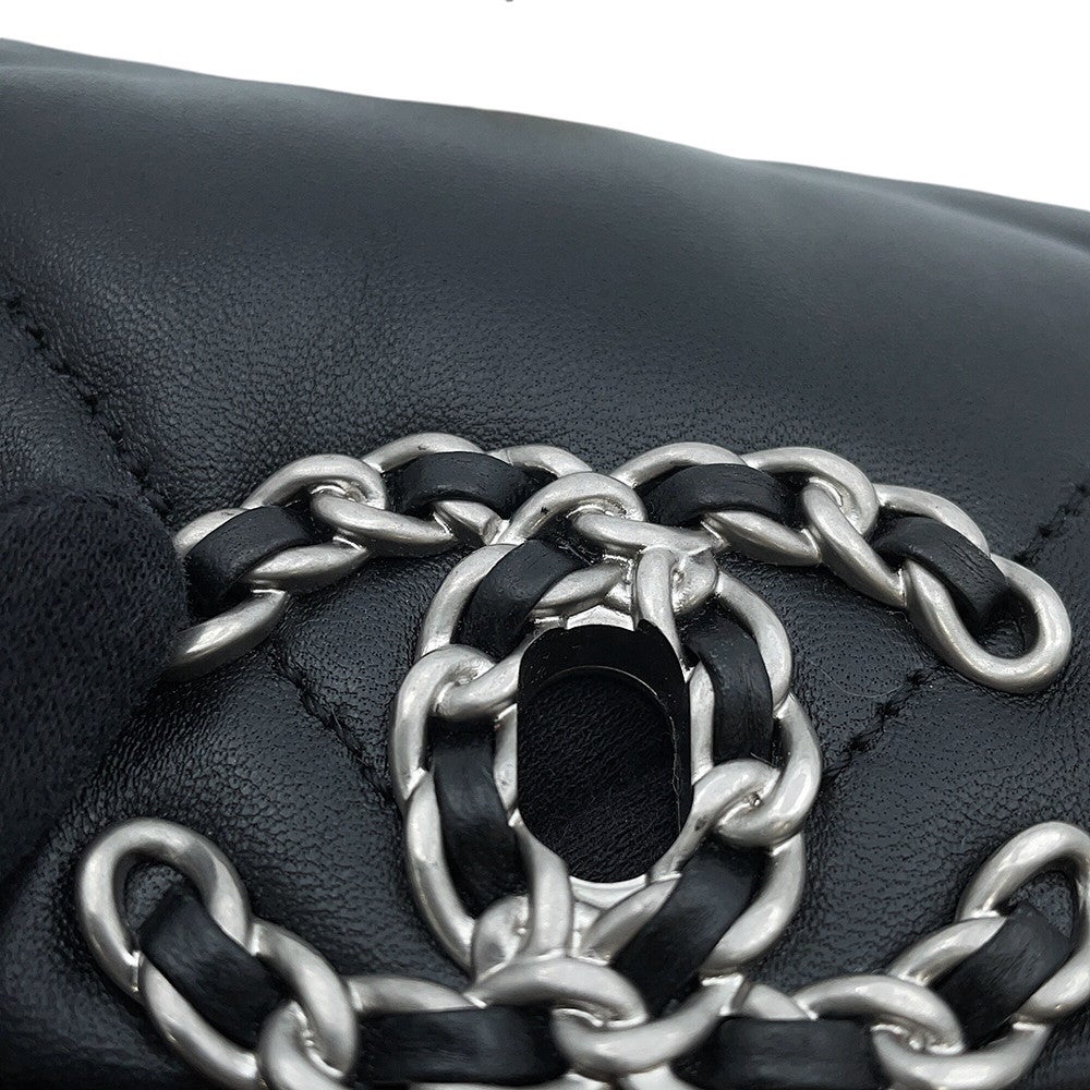 シャネル チェーンショルダーバッグ CHANEL19 フラップバッグ ココ