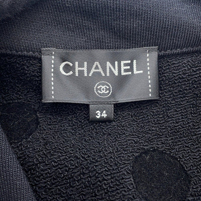 シャネル カーディガン ビジュー ココボタン レディースサイズ34 CHANEL 黒