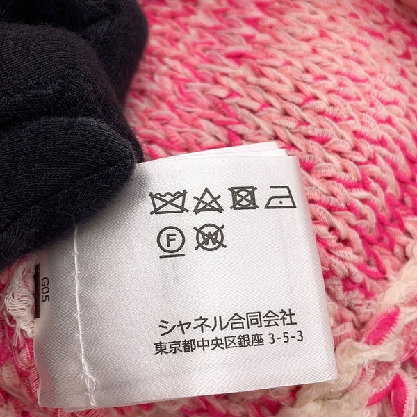 シャネル ニット ココボタン フリンジ コットン レディースサイズ34 P77005 CHANEL トップス