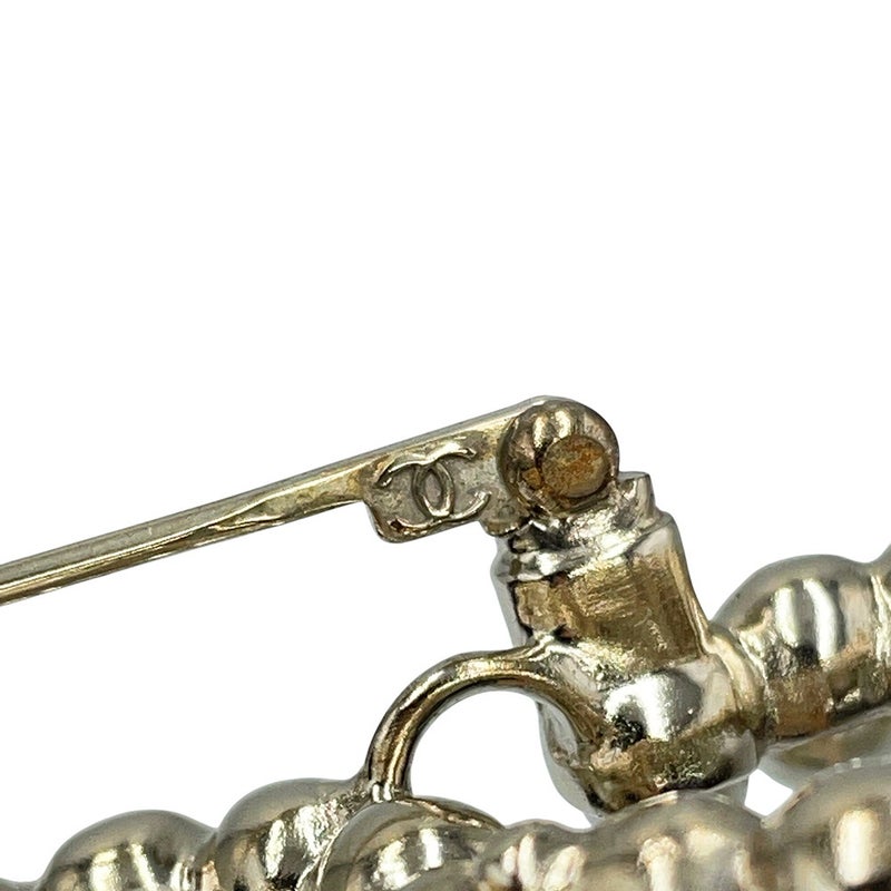 シャネル ブローチ ココマーク メタル フェイクパール ラインストーン C21C CHANEL アクセサリー