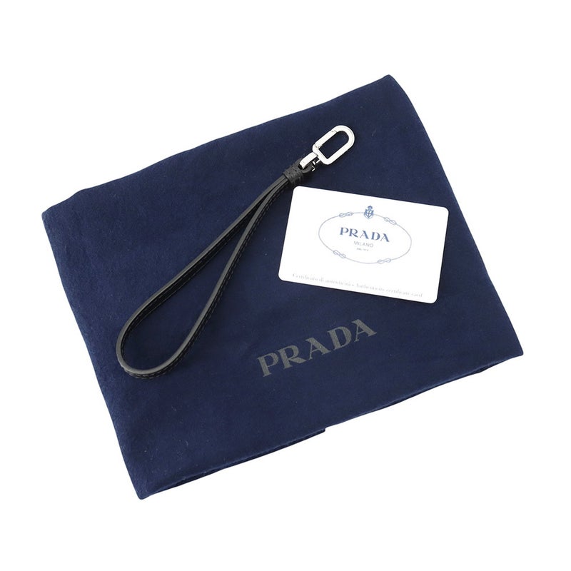 プラダ クラッチバッグ サフィアーノ クラッチ レザー 2VF056 PRADA 黒 セカンドバッグ
