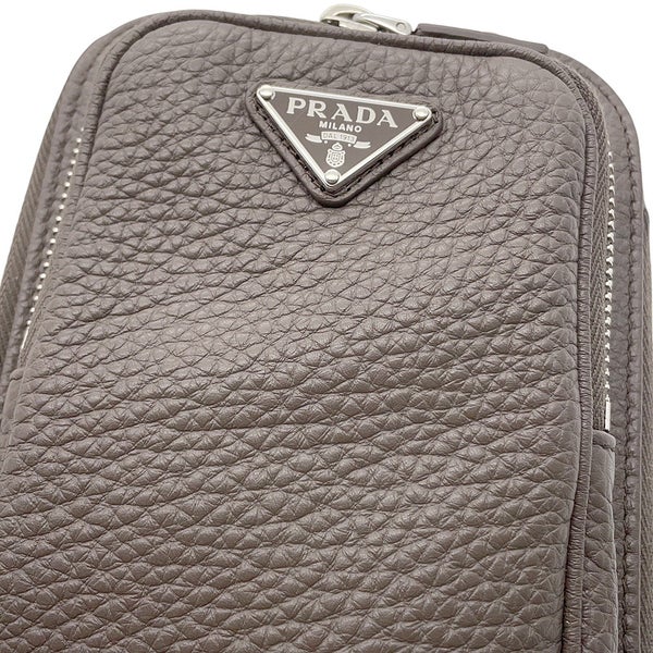 プラダ ボディバッグ スマートフォンケース トライアングルロゴ レザー 2ZH195 PRADA