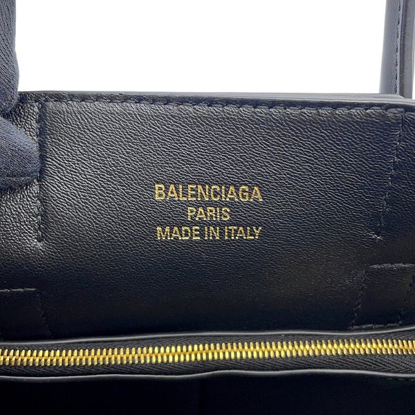 バレンシアガ トートバッグ Bel Air Carry All ベルエア キャリーオール カーフレザー BALENCIAGA 2wayショルダーバッグ 黒