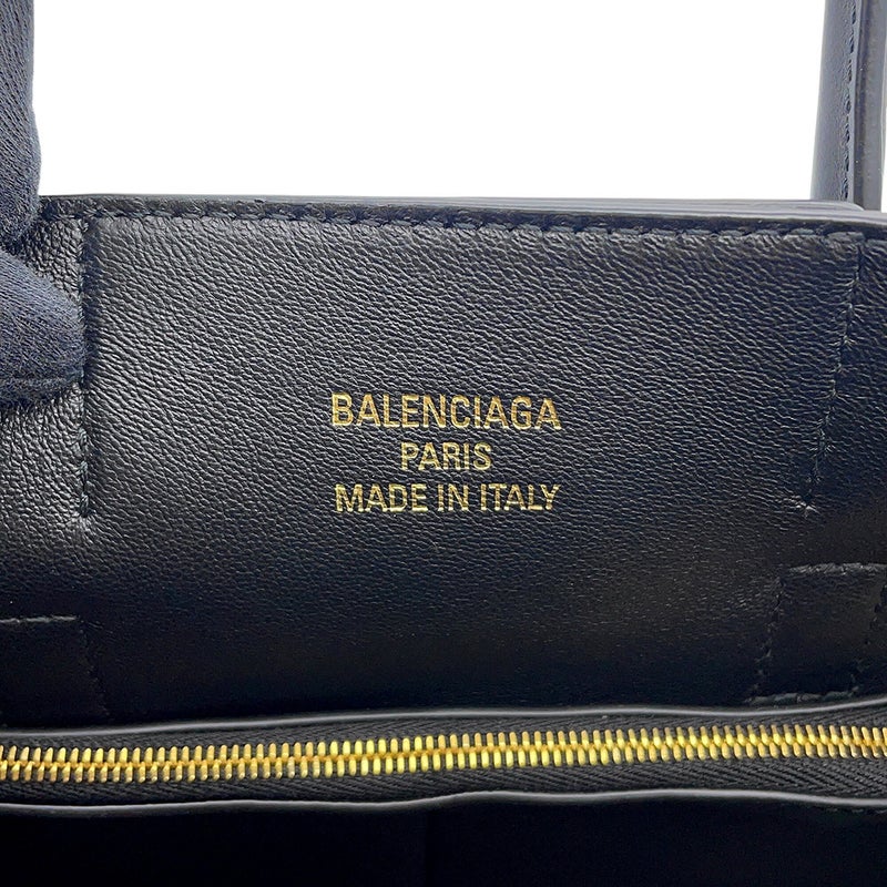 バレンシアガ トートバッグ Bel Air Carry All ベルエア キャリーオール カーフレザー BALENCIAGA 2wayショルダーバッグ 黒