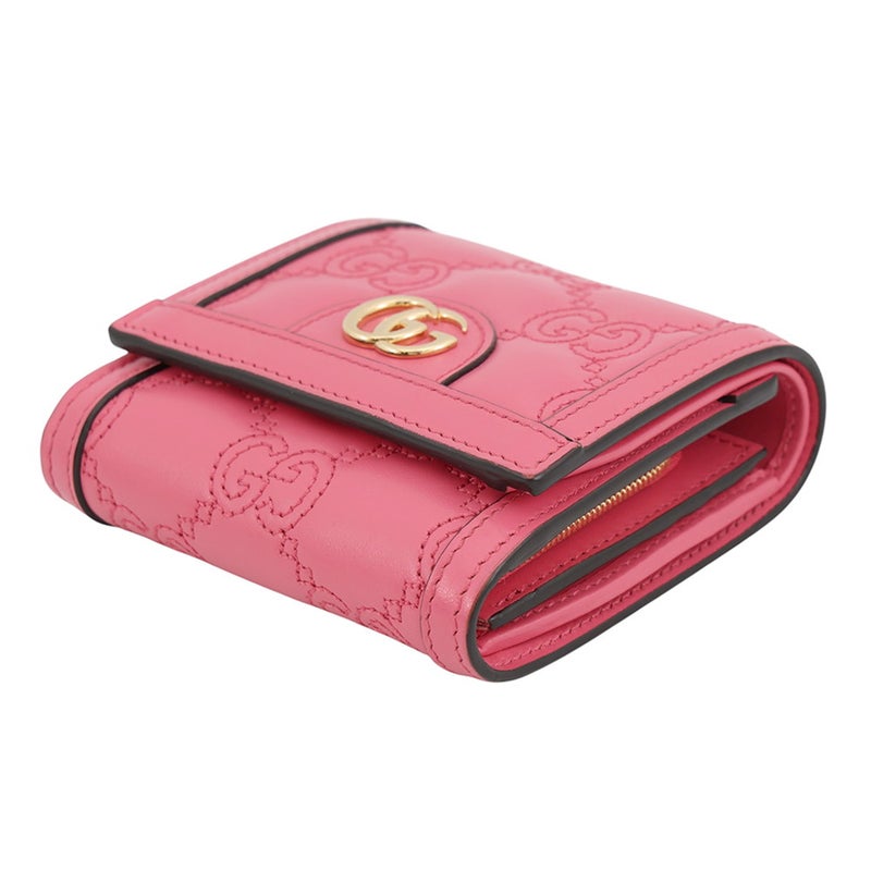 グッチ 二つ折り財布 GGマトラッセ コンパクトウォレット レザー 723799 GUCCI 財布