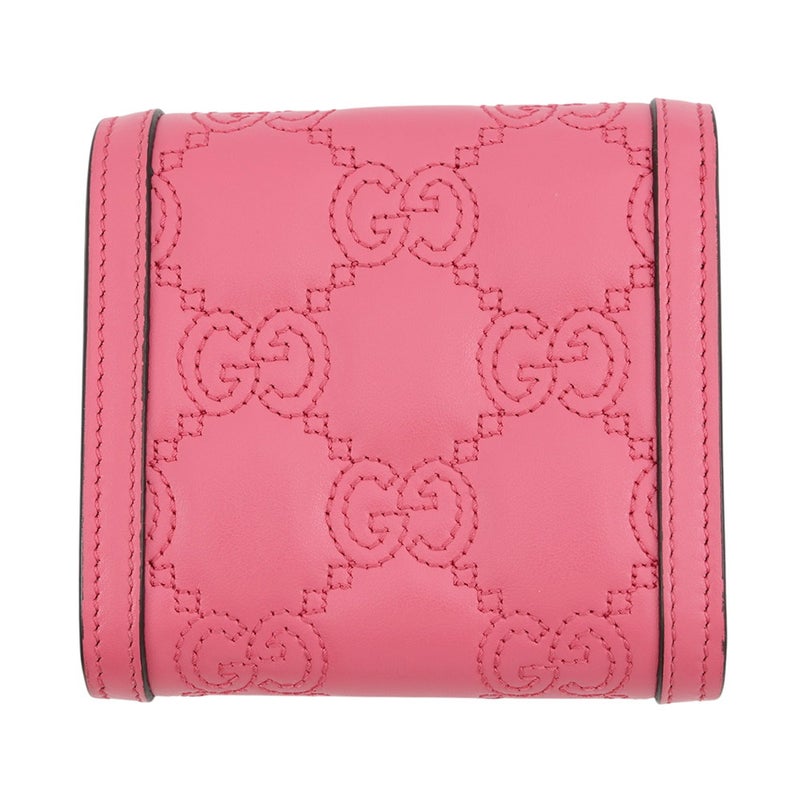 グッチ 二つ折り財布 GGマトラッセ コンパクトウォレット レザー 723799 GUCCI 財布