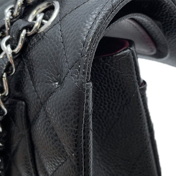 シャネル チェーンショルダーバッグ マトラッセ23 ココマーク ダブルチェーン A01113 CHANEL バッグ 黒