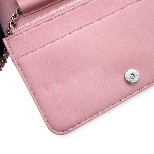 シャネル チェーンウォレット ボーイシャネル マトラッセ ココマーク レザー/ラインストーン A80287 CHANEL 財布