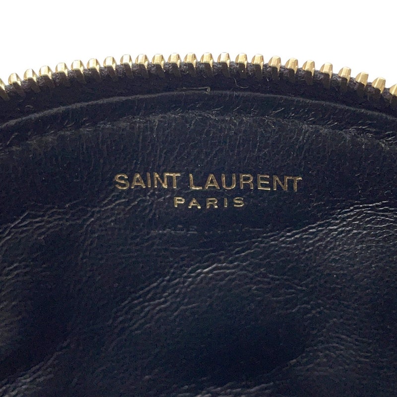サンローランパリ コインケース サド ラムスキン 802198 SAINT LAURENT PARIS 財布 黒