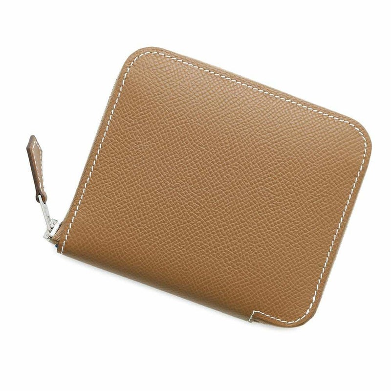 エルメス コインケース アザップコンパクト シルクイン ゴールド/シルバー金具 エプソン W刻印