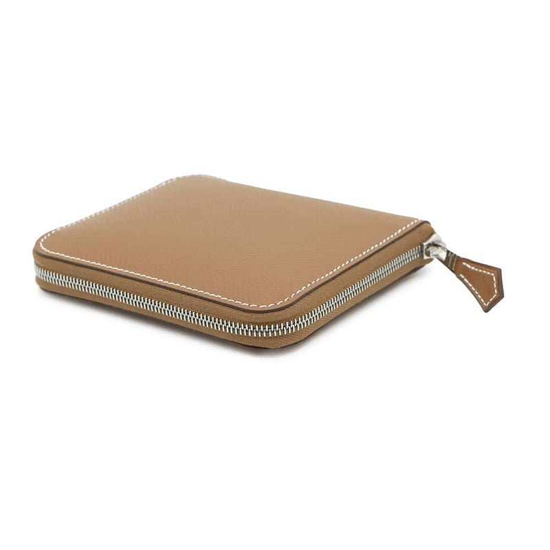 エルメス コインケース アザップコンパクト シルクイン ゴールド/シルバー金具 エプソン W刻印