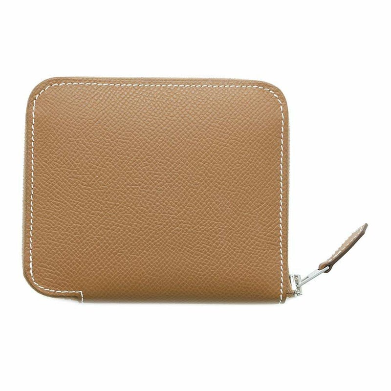 エルメス コインケース アザップコンパクト シルクイン ゴールド/シルバー金具 エプソン W刻印