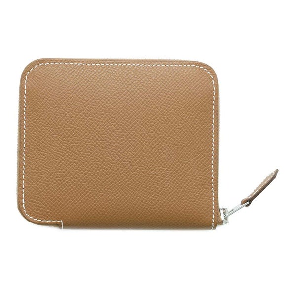 エルメス コインケース アザップコンパクト シルクイン ゴールド/シルバー金具 エプソン W刻印