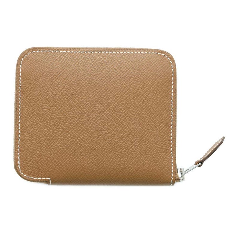エルメス コインケース アザップコンパクト シルクイン ゴールド/シルバー金具 エプソン W刻印