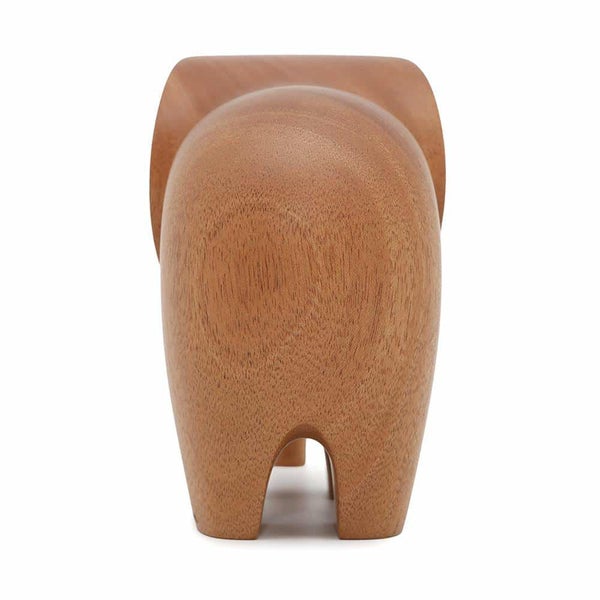 エルメス ペーパー ウェイト ラオ ナチュラル マホガニー HERMES ぞう