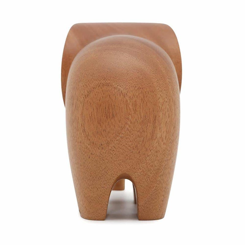 エルメス ペーパー ウェイト ラオ ナチュラル マホガニー HERMES ぞう