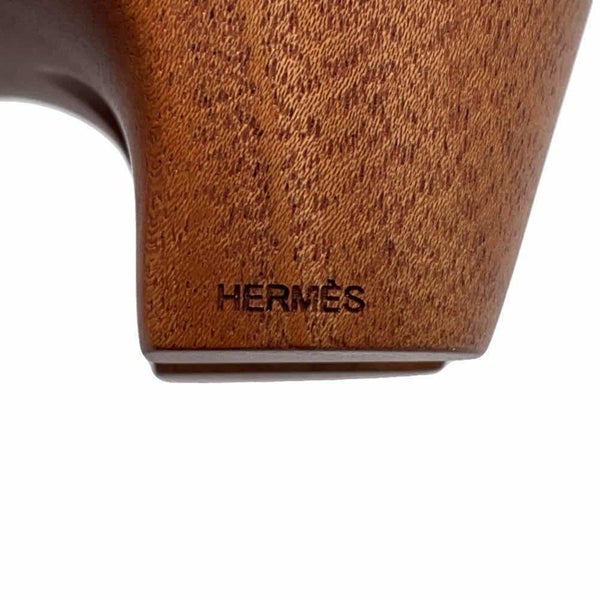 エルメス ペーパー ウェイト ラオ ナチュラル マホガニー HERMES ぞう