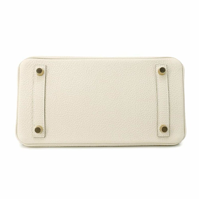 エルメス バーキン25 クレ/ゴールド金具 トゴ K刻印 HERMES Birkin ハンドバッグ