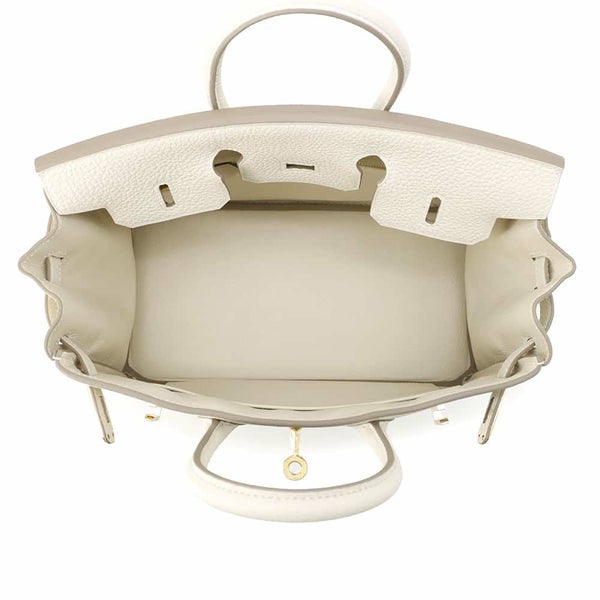 エルメス バーキン25 クレ/ゴールド金具 トゴ K刻印 HERMES Birkin ハンドバッグ