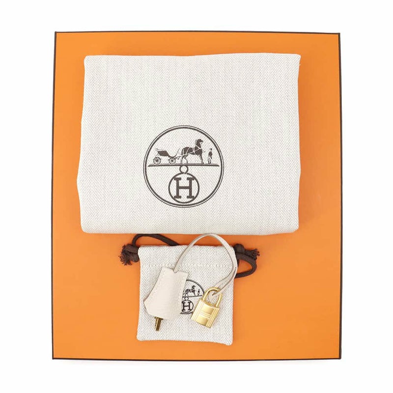 エルメス バーキン25 クレ/ゴールド金具 トゴ K刻印 HERMES Birkin ハンドバッグ