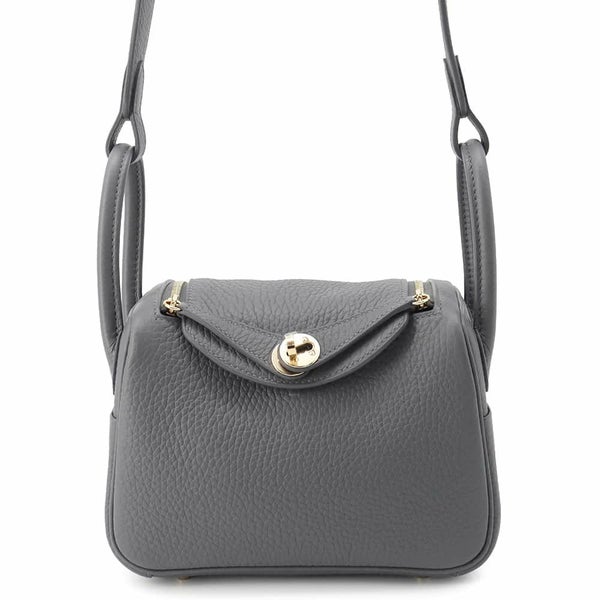 エルメス リンディ2 ミニ アルドワーズ/シャンパンゴールド金具 トリヨンクレマンス W刻印 2wayショルダー