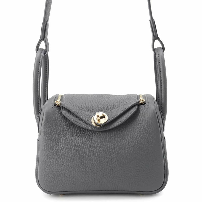 エルメス リンディ2 ミニ アルドワーズ/シャンパンゴールド金具 トリヨンクレマンス W刻印 2wayショルダー