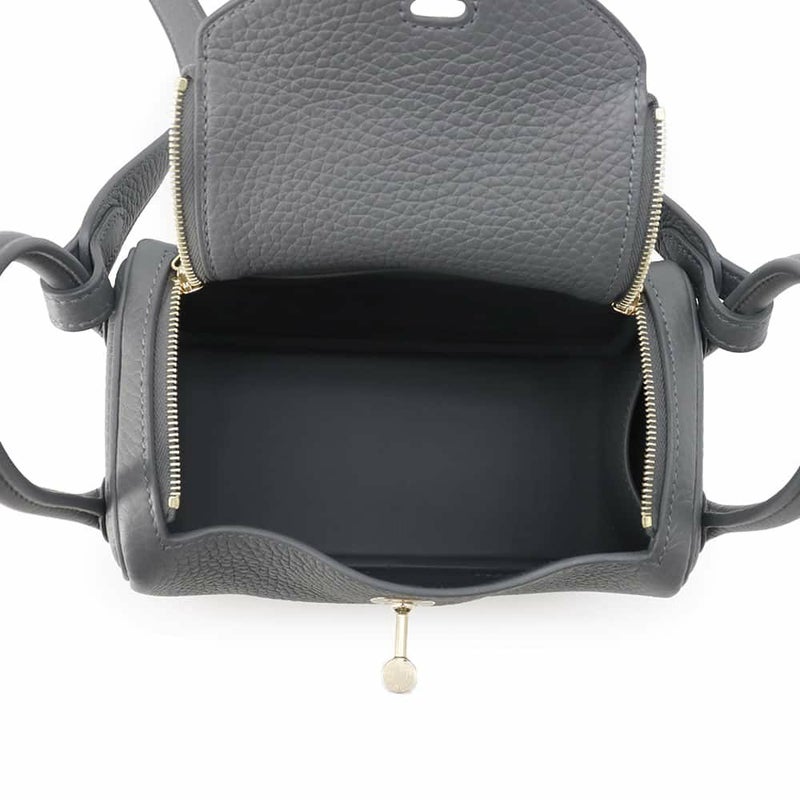 エルメス リンディ2 ミニ アルドワーズ/シャンパンゴールド金具 トリヨンクレマンス W刻印 2wayショルダー