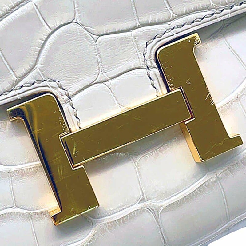 エルメス 長財布 コンスタンス トゥーゴー ロング ベトン/ゴールド金具 アリゲーターマット U刻印