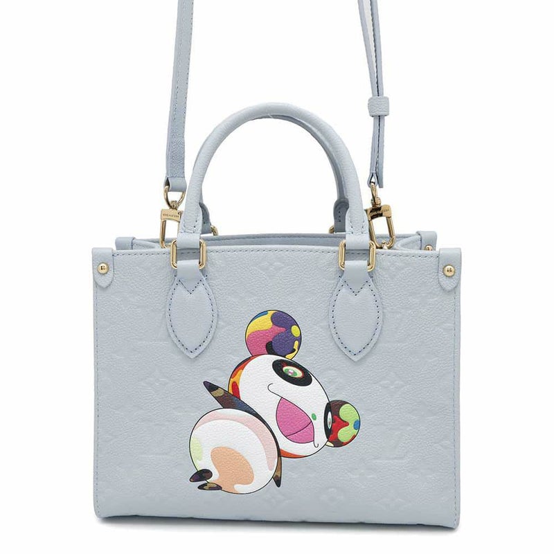 ルイヴィトン ハンドバッグ モノグラム・アンプラント LV × TM オンザゴーPM M13836 2wayショルダーバッグ 村上隆 パンダ
