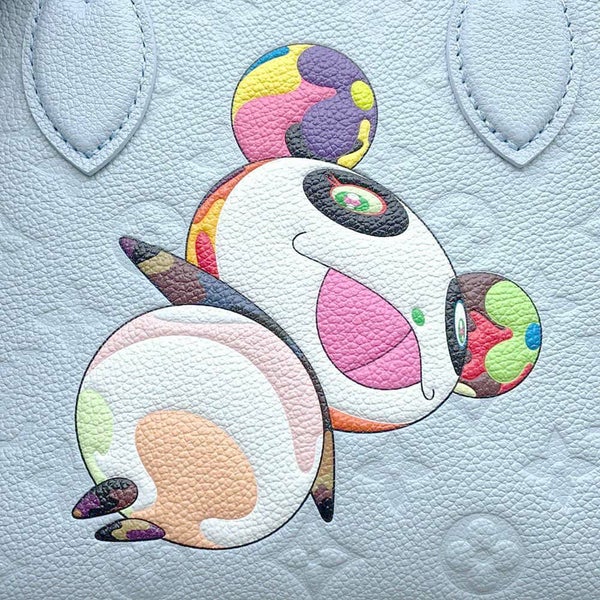 ルイヴィトン ハンドバッグ モノグラム・アンプラント LV × TM オンザゴーPM M13836 2wayショルダーバッグ 村上隆 パンダ