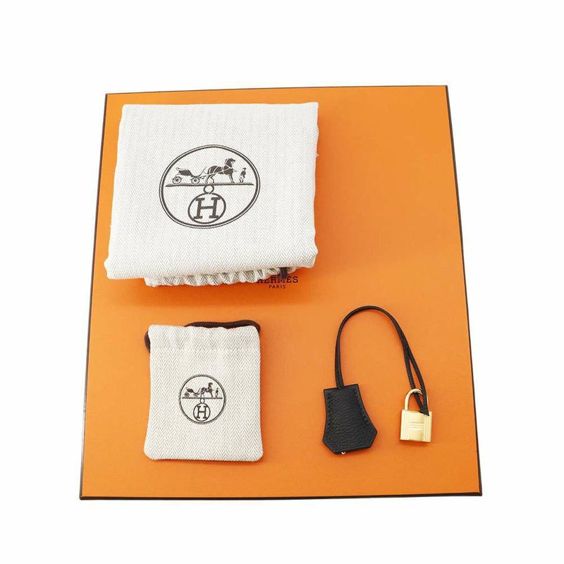 エルメス バーキン25 ヴェルソ ブラック/ツンドラ/ゴールド金具 トゴ W刻印 HERMES Birkin ハンドバッグ 黒