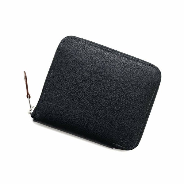 エルメス コインケース アザップコンパクト シルクイン キャバン/シルバー金具 エバーカラー W刻印