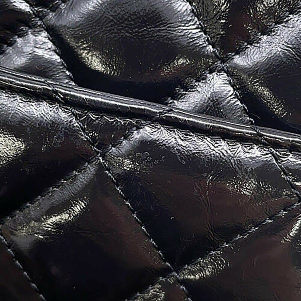 シャネル チェーンショルダーバッグ マトラッセ ココマーク ホーボー カーフスキン AS4323 CHANEL バッグ 黒