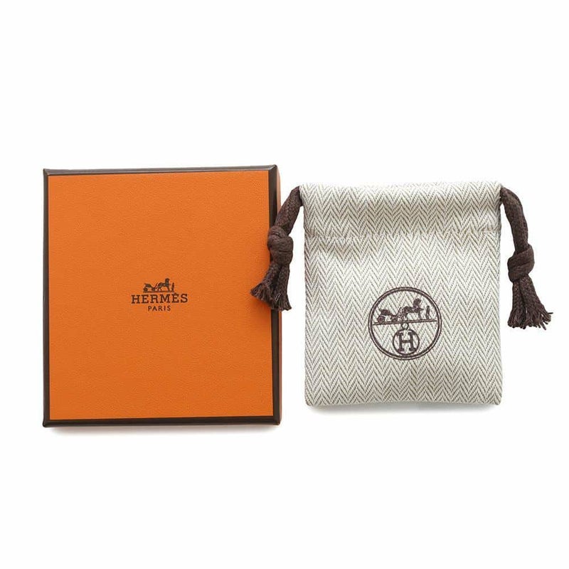 エルメス ピアス ミニ・ポップアッシュ ブラック/ゴールド金具 Hモチーフ HERMES Pop H ポップH 黒