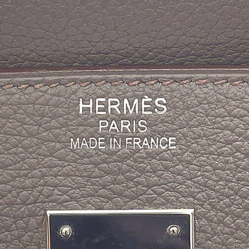 エルメス バーキン40 エタン/シルバー金具 トゴ T刻印 HERMES Birkin ハンドバッグ