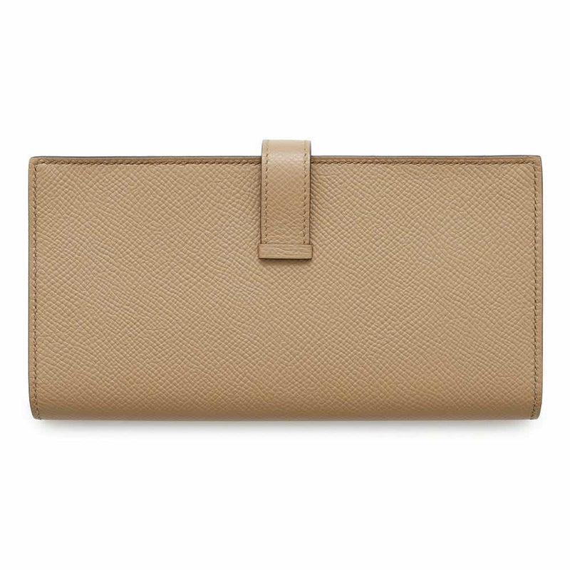 エルメス 長財布 ベアンスフレ ヴェルソ チャイ/モーヴシルベストル/シルバー金具 エプソン U刻印