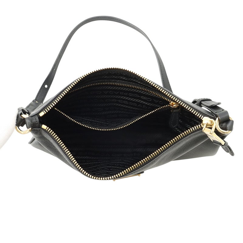 プラダ ショルダーバッグ トライアングルロゴ レザー 1BC238 PRADA バッグ