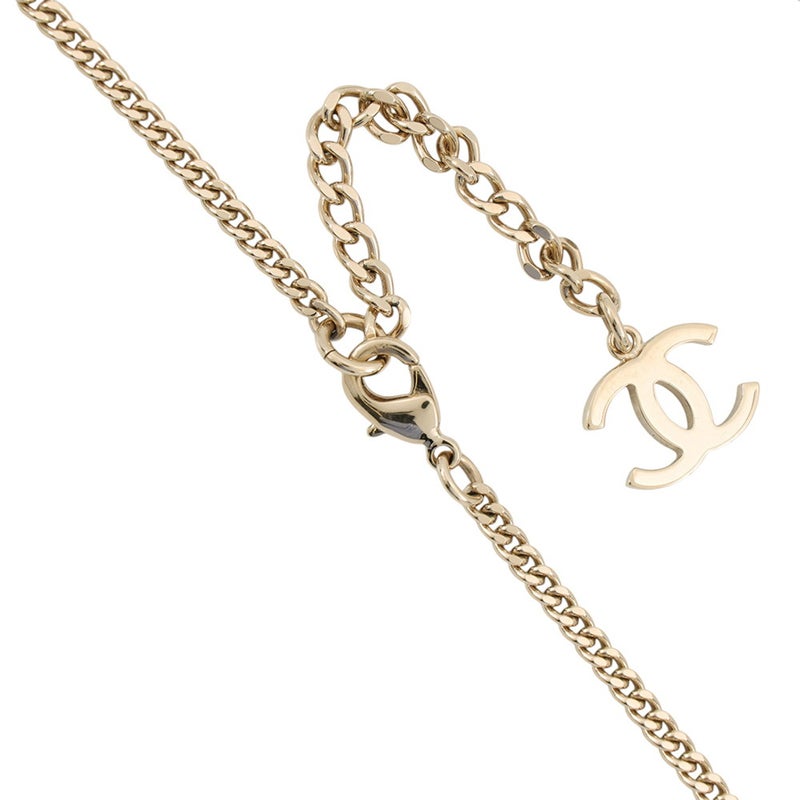 シャネル ネックレス ココマーク ハート フェイクパール B25B ABG221 CHANEL アクセサリー