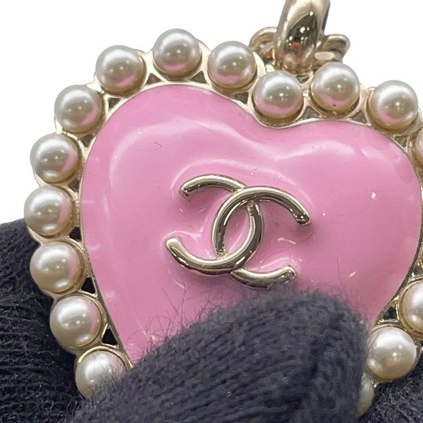 シャネル ネックレス ココマーク ハート フェイクパール B25B ABG221 CHANEL アクセサリー