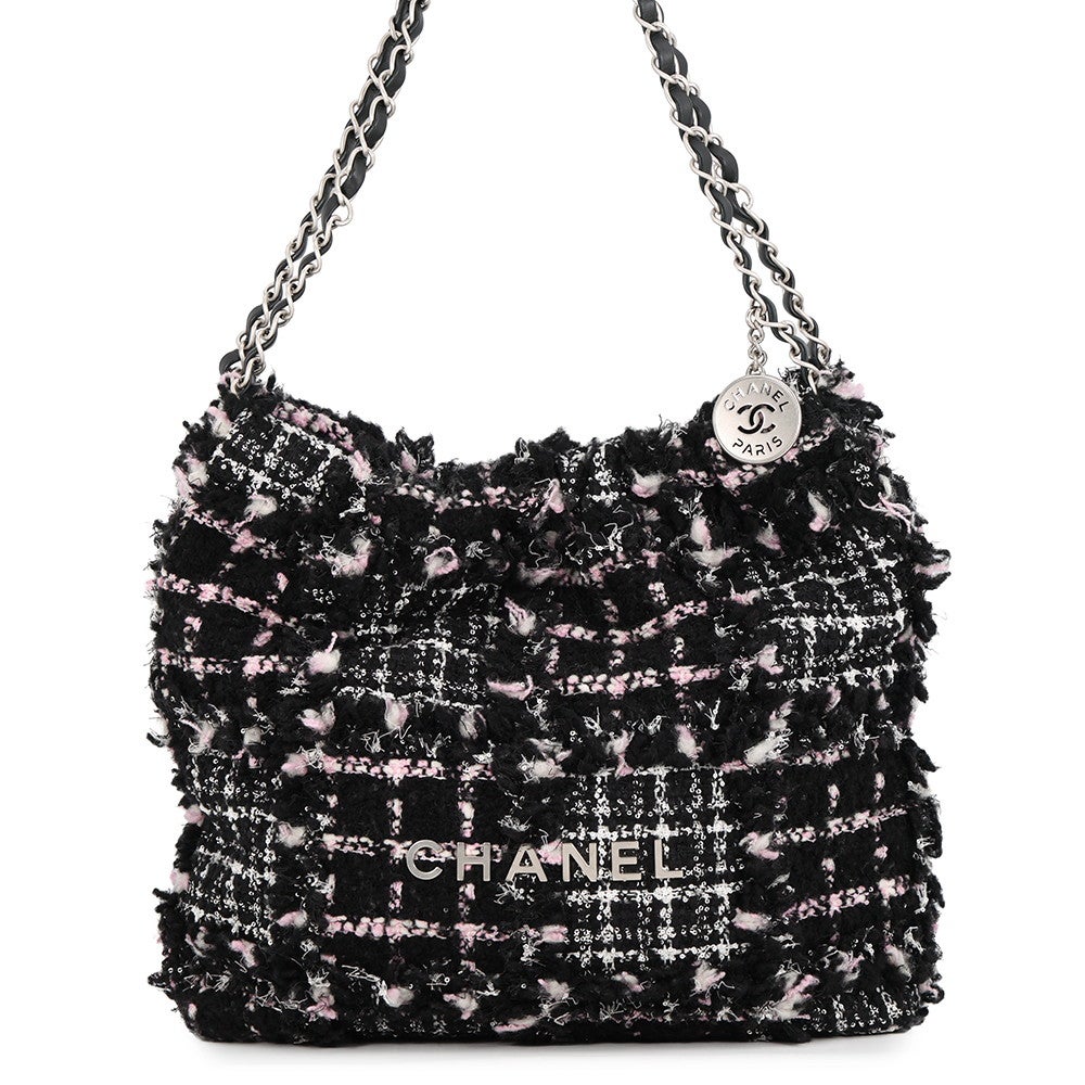 シャネル チェーンショルダーバッグ CHANEL22 スモール カーフスキン