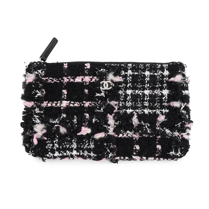 シャネル チェーンショルダーバッグ CHANEL22 スモール カーフスキン AS3260 CHANEL ポーチ付き 黒 白