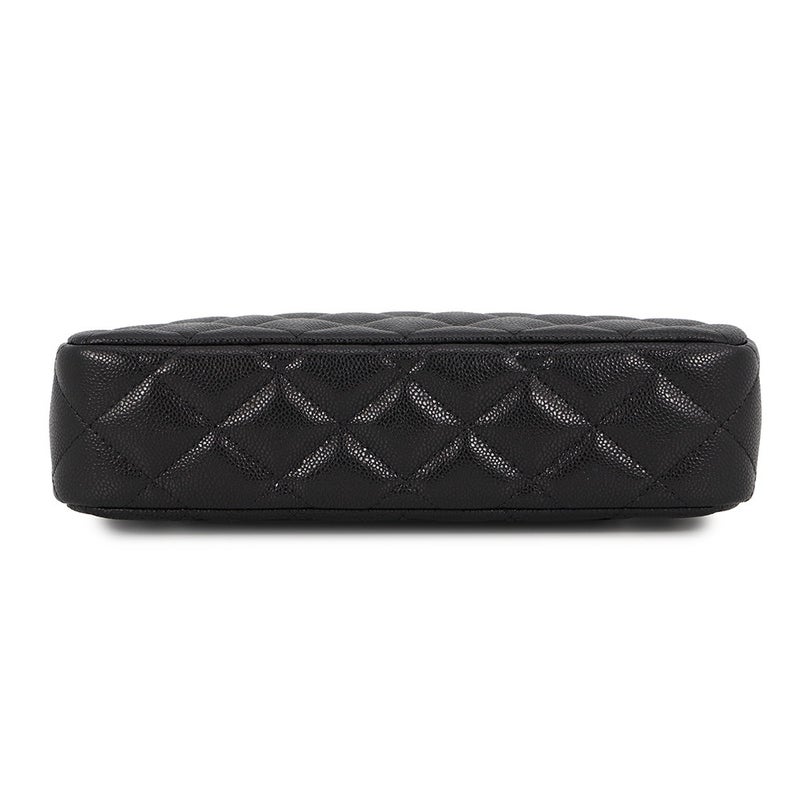 シャネル チェーンショルダーバッグ マトラッセ ココマーク チェーンクラッチ キャビアスキン AP4704 CHANEL 2way 黒