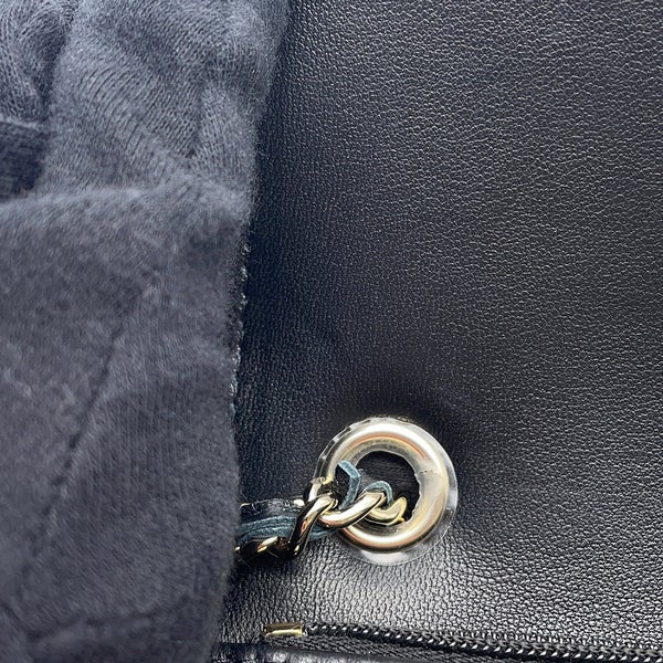 シャネル チェーンウォレット マトラッセ ココマーク Wチェーン ラムスキン AP4511 CHANEL 財布 黒