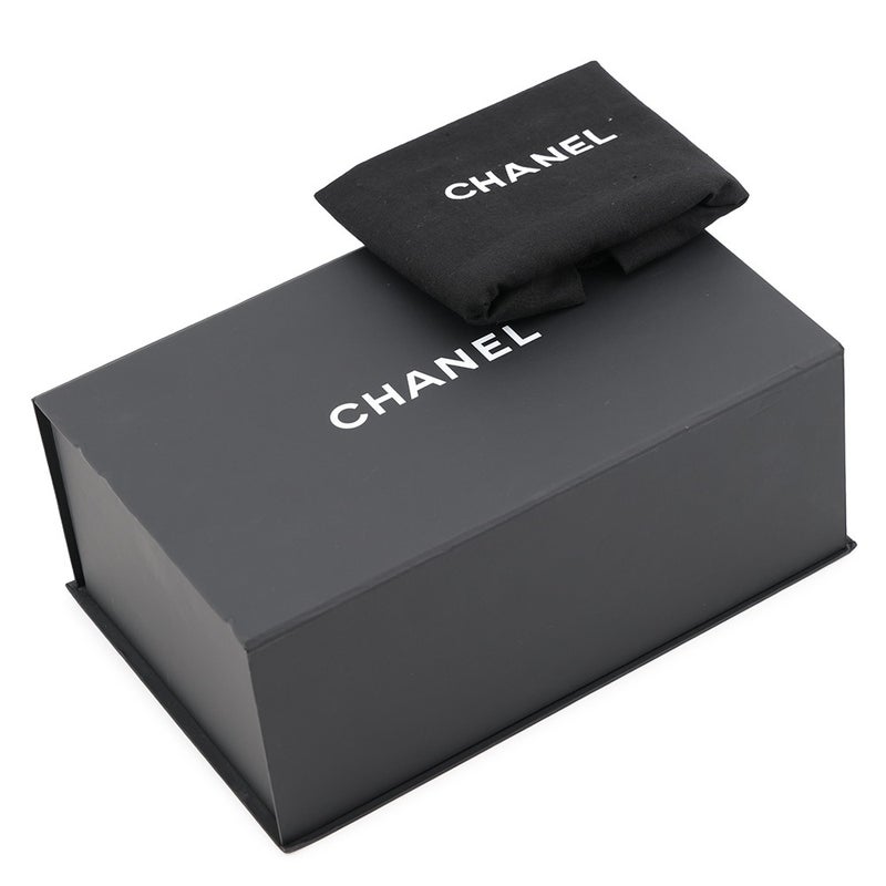 シャネル チェーンウォレット マトラッセ ココマーク Wチェーン ラムスキン AP4511 CHANEL 財布 黒